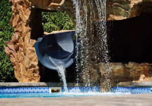 water pool slides